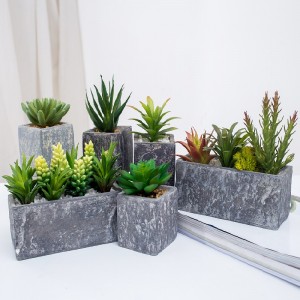 Wholesale plante succulente artificielle en pot