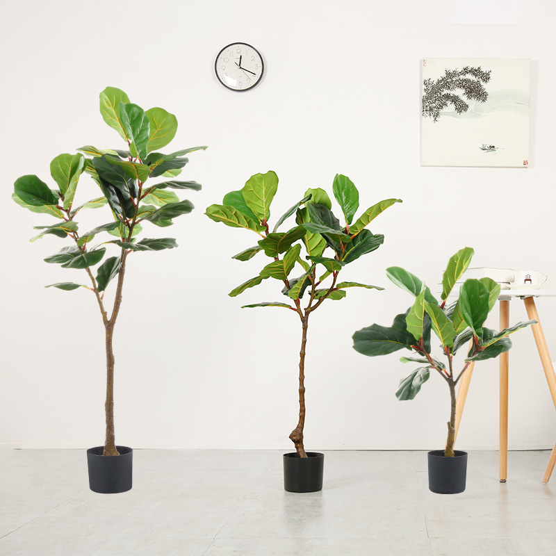 Plantes vivies Feuille verte Arbre artificiel Artificial Plantes pour intérieur et extérieur Maison Déco