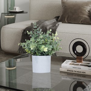 Fabrication directe de plantes artificielles en pot artificielles décoratives vertes artificielles avec une sensation agréable et réelle